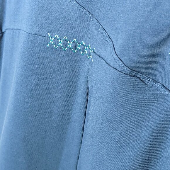 MOUNTAIN HARDWEAR Organic Cotton Stretch A-Line Athletic Skirt Slate Blue Sz XS - Picture 6 of 11